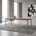 Fara Extendable Dining Table – Light Oak at Online8 Furniture Auckland NZ
