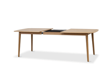 Fara Extendable Dining Table – Light Oak at Online8 Furniture Auckland NZ