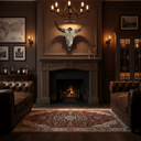Faux Bone OX Skull Wall Hanging at Online8 Furniture Auckland NZ