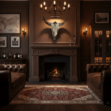 Faux Bone OX Skull Wall Hanging at Online8 Furniture Auckland NZ