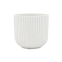Ffloyd Ribbed Ceramic Planter at Online8 Furniture Auckland NZ