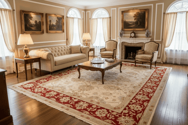 Fine Hand Knotted Afghan Ziegler Rug - 310x250cm at Online8 Furniture Auckland NZ