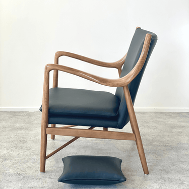 Finn Mid-Century Leather Armchair at Online8 Furniture Auckland NZ