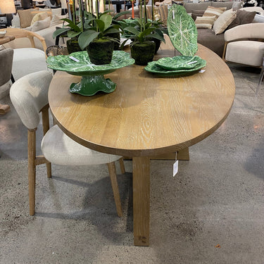 Finn Oval Dining Table - 2200mm at Online8 Furniture Auckland NZ