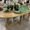 Finn Oval Dining Table - 2200mm at Online8 Furniture Auckland NZ