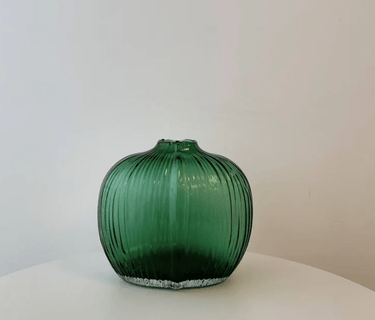 Fleur Shoulder Glass Vase - Small Emerald at Online8 Furniture Auckland NZ