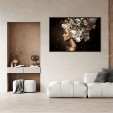 Flora Headdress Canvas Wall Art at Online8 Furniture Auckland NZ