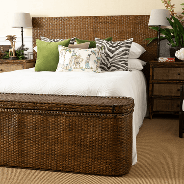 Florian Rattan Bed End Chest at Online8 Furniture Auckland NZ