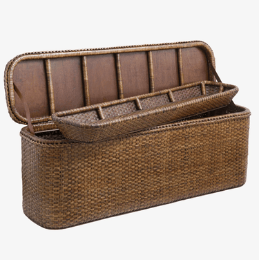 Florian Rattan Bed End Chest at Online8 Furniture Auckland NZ