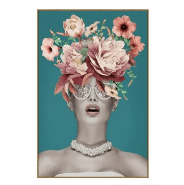 Flowers & Glamour Wall Art at Online8 Furniture Auckland NZ