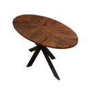 Foundry Parquet Oval Dining Suite - 6 Seater at Online8 Furniture Auckland NZ