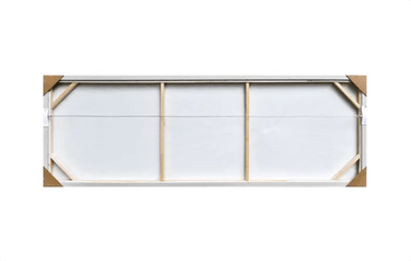 Framed Canvas Plaster & Textile - Taupe at Online8 Furniture Auckland NZ