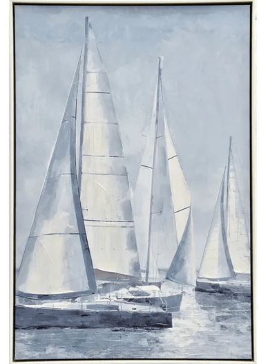 Framed Wingsails Painting 63x93 cm at Online8 Furniture Auckland NZ