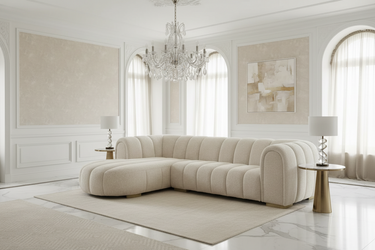 Frazier Sofa with Left Chaise - Rust Fleck at Online8 Furniture Auckland NZ