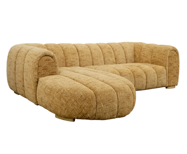 Frazier Sofa with Left Chaise - Rust Fleck at Online8 Furniture Auckland NZ