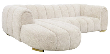 Frazier Sofa with Left Chaise - Taupe Fleck at Online8 Furniture Auckland NZ