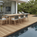 Freeport Outdoor Dining Suite at Online8 Furniture Auckland NZ