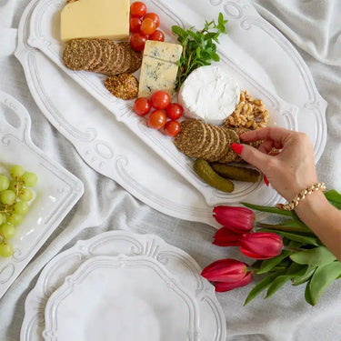 French Grey Dinner Plate - Set/6 at Online8 Furniture Auckland NZ