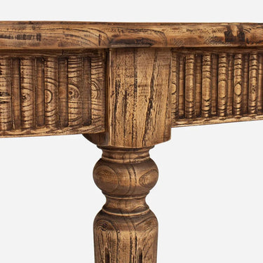French Provincial Elm Oval Dining Table at Online8 Furniture Auckland NZ