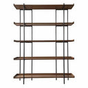 Fresno Bookcase - Black at Online8 Furniture Auckland NZ