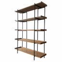Fresno Bookcase - Black at Online8 Furniture Auckland NZ