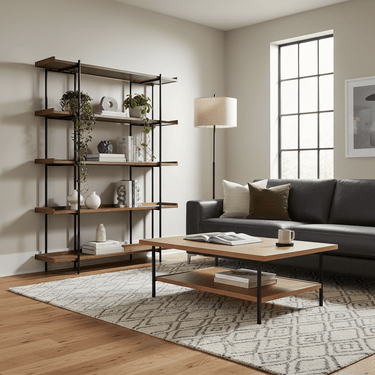 Fresno Bookcase - Black at Online8 Furniture Auckland NZ