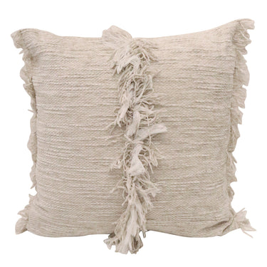 Fringe Cushion - Sand at Online8 Furniture Auckland NZ