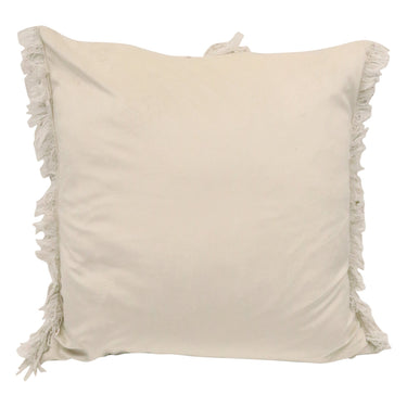Fringe Cushion - Sand at Online8 Furniture Auckland NZ