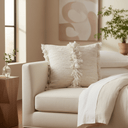 Fringe Cushion - Sand at Online8 Furniture Auckland NZ