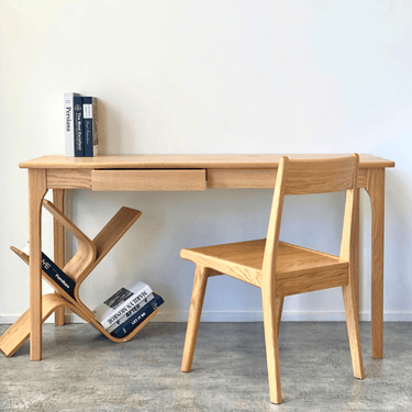 Genji Oak Office Desk - Natural 1200mm at Online8 Furniture Auckland NZ
