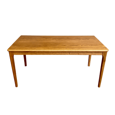 Genji Oak Dining Table - Walnut 1600mm at Online8 Furniture Auckland NZ