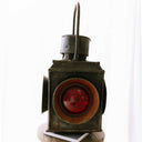 Genuine Vintage Indian Railway Lantern - Large at Online8 Furniture Auckland NZ