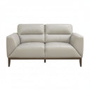 Georgia Leather 2 Seater Sofa - Gun Metal at Online8 Furniture Auckland NZ