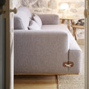 Gianni Duffle 3 Seat Sofa - Latte at Online8 Furniture Auckland NZ