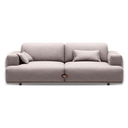 Gianni Duffle 3 Seat Sofa - Latte at Online8 Furniture Auckland NZ