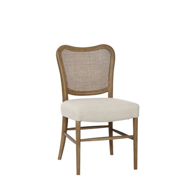 Giverny Dining Chair with Rattan Back at Online8 Furniture Auckland NZ
