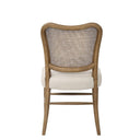 Giverny Dining Chair with Rattan Back at Online8 Furniture Auckland NZ