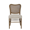 Giverny Dining Chair with Rattan Back at Online8 Furniture Auckland NZ