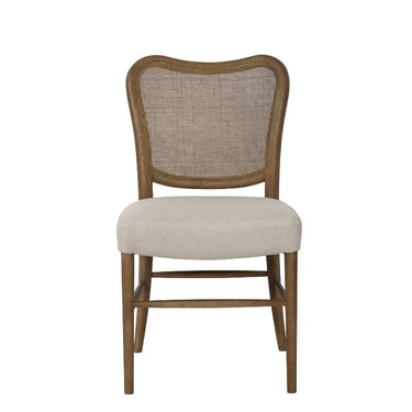 Giverny Dining Chair with Rattan Back at Online8 Furniture Auckland NZ