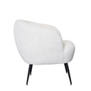 Glam Club Boucle Chair - Cream at Online8 Furniture Auckland NZ