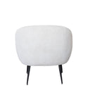 Glam Club Boucle Chair - Cream at Online8 Furniture Auckland NZ