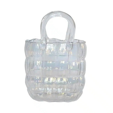 Glass Bag Vase 2 at Online8 Furniture Auckland NZ