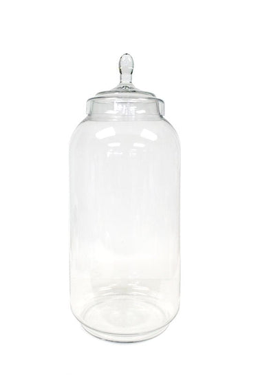 Glass Jar with Glass Lid Medium at Online8 Furniture Auckland NZ