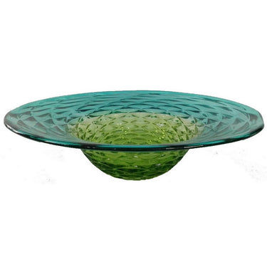 Glass Platter - Blue/Green at Online8 Furniture Auckland NZ