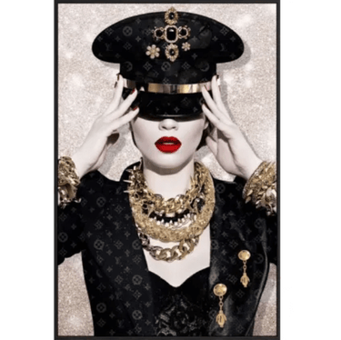 Glitzy Glamour Canvas with Frame Wall Art at Online8 Furniture Auckland NZ