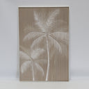 Golden Palms Etched Wall Art at Online8 Furniture Auckland NZ