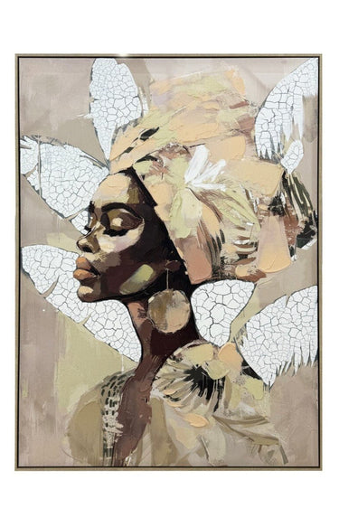 Gracious Living Hand Painted Framed Canvas Wall Art at Online8 Furniture Auckland NZ