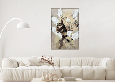 Gracious Living Hand Painted Framed Canvas Wall Art at Online8 Furniture Auckland NZ