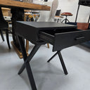 Granada Bedside Table - Black at Online8 Furniture Auckland NZ