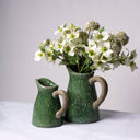 Green Glaze Stoneware Jug - Medium at Online8 Furniture Auckland NZ